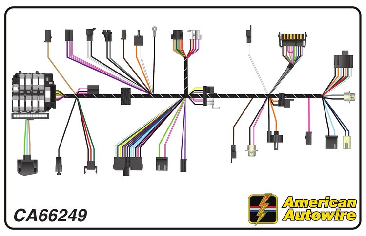DASH HARNESS, with gauges