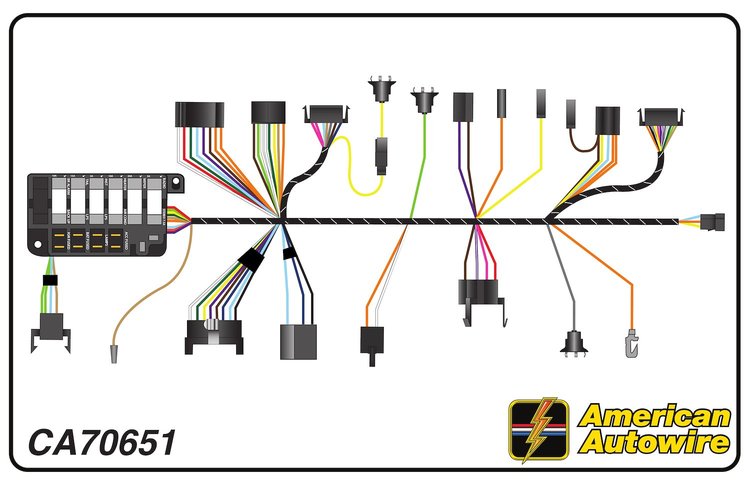 67 CAMARO DASH HARNESS