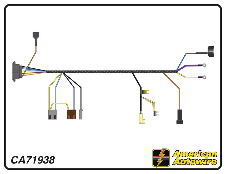 ENGINE HARNESS, 6 cyl., w