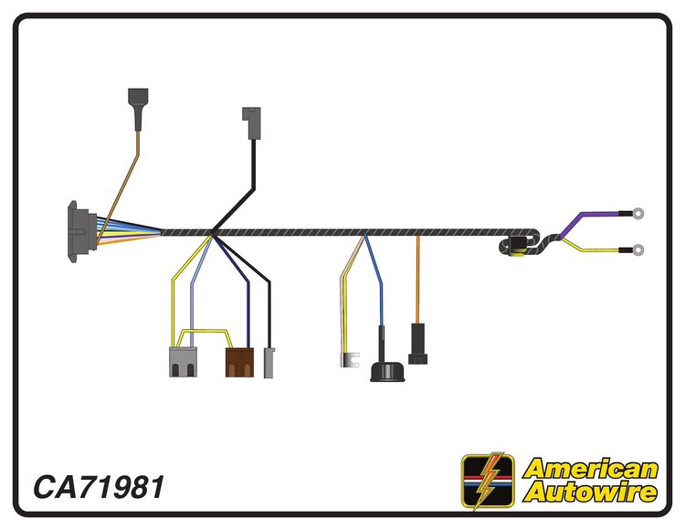 ENGINE HARNESS, V8, small