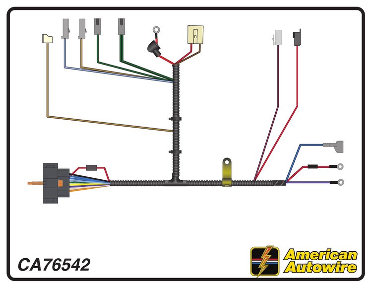 ENGINE HARNESS, 6 cyl., e