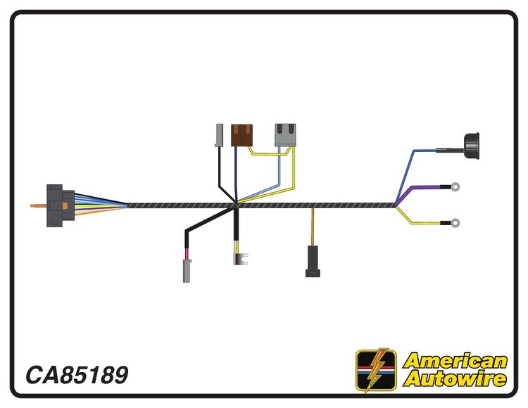 ENGINE HARNESS, 6 cyl., w