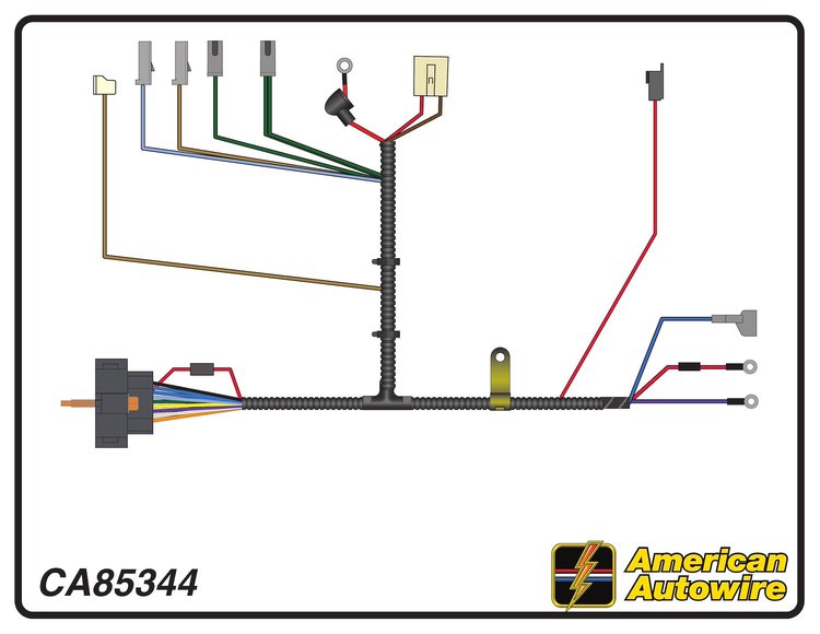 ENGINE  HARNESS, 6 cyl.,