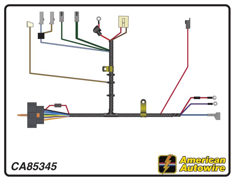 ENGINE  HARNESS, 6 cyl.,