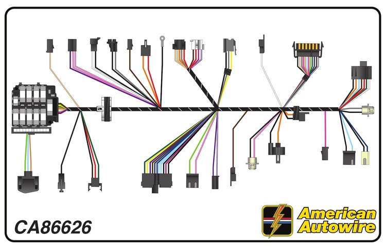 DASH HARNESS, with gauges