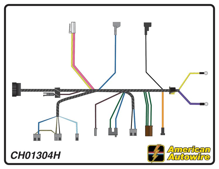 ENGINE HARNESS HEI V8