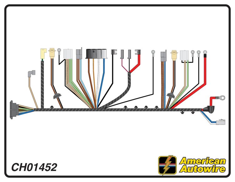 FRONT LIGHT HARNESS, V8,