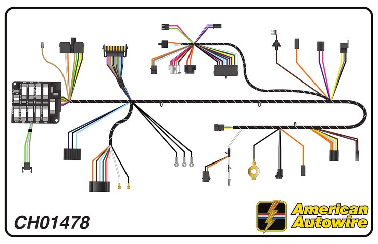 *DASH HARNESS W/GAUGESCHE