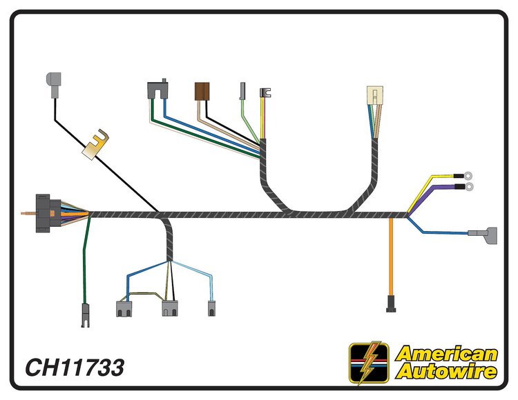 ENGINE HARNESS, 6 cyl., w