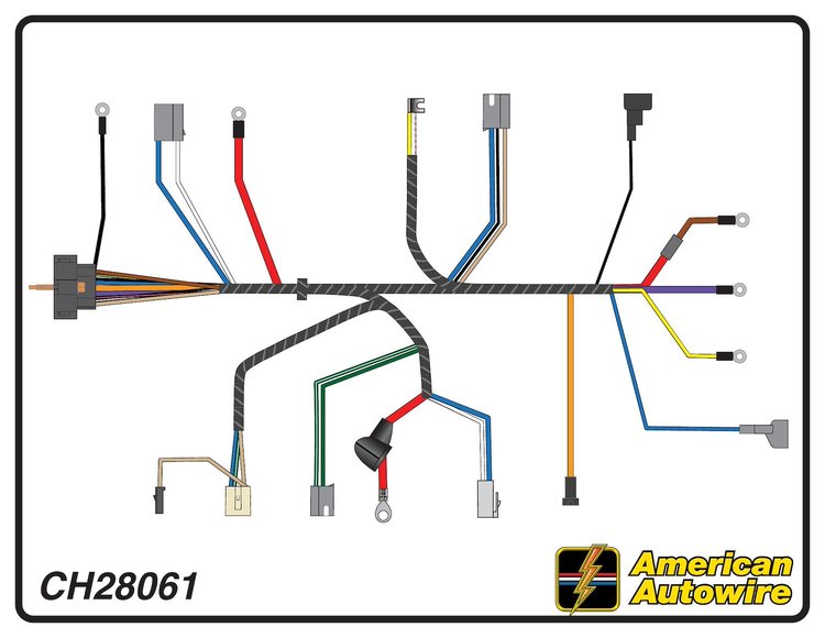 ENGINE HARNESS, 6 cyl., w
