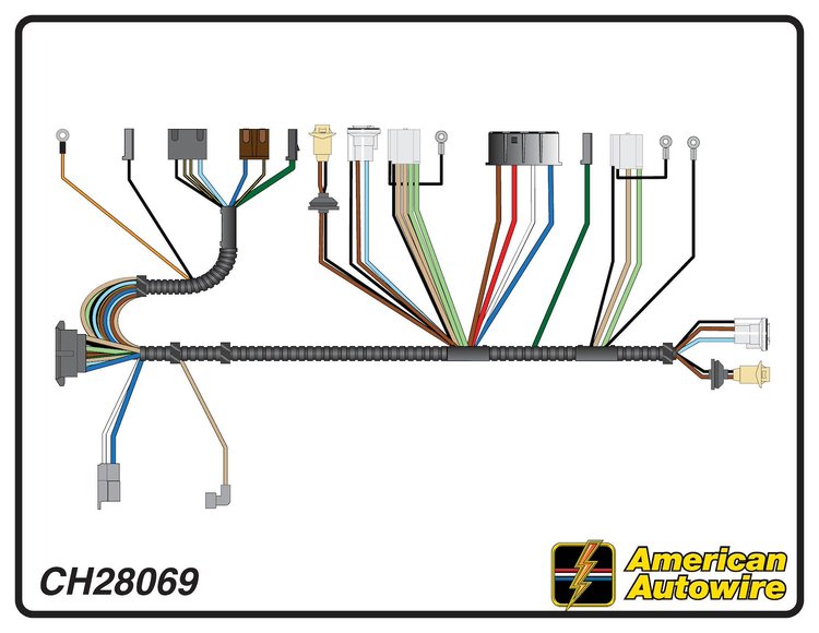 Front Light Harness for 1972 Chevrolet Monte Carlo, Monte Carlo