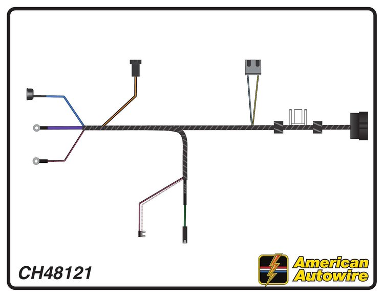 ENGINE HARNESS, 6 cyl., w