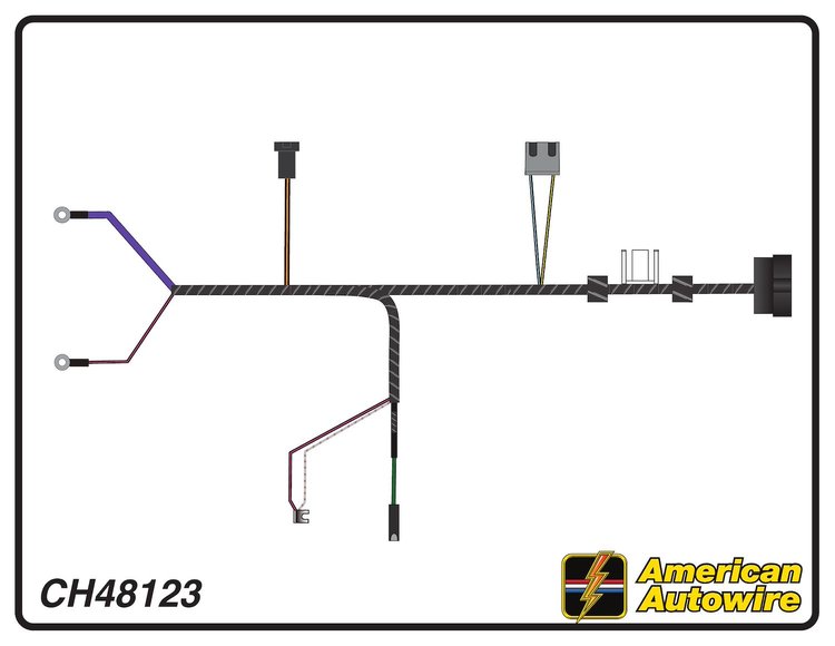 ENGINE HARNESS, 6 cyl., w