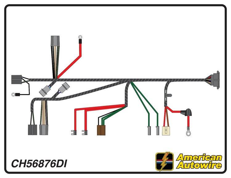 FRONT LIGHT HARNESS, with