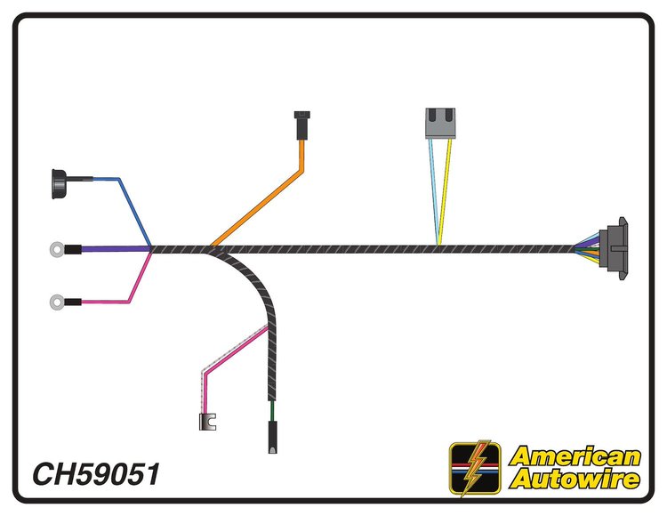 ENGINE HARNESS, 6 cyl., w