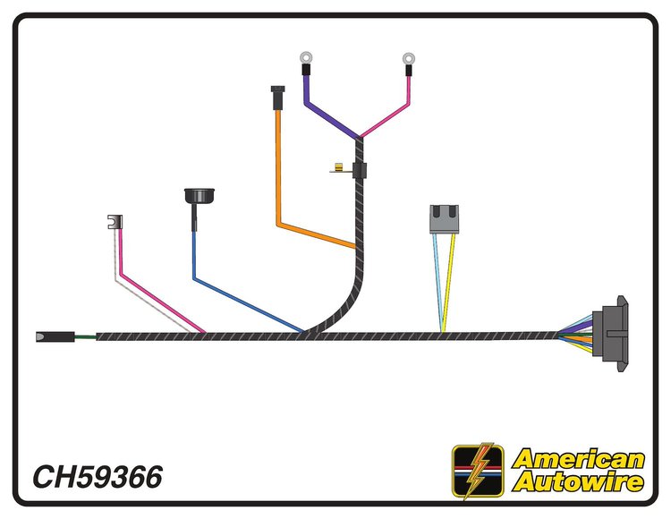 ENGINE HARNESS, V8, speci