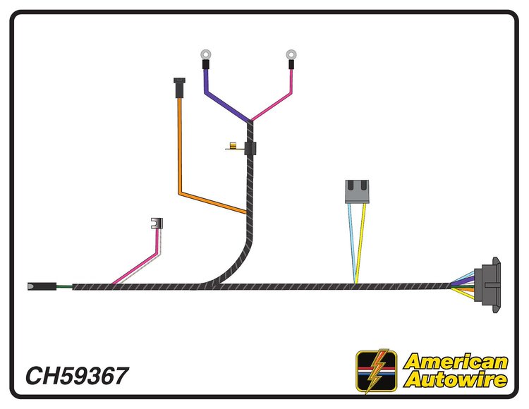 ENGINE HARNESS, V8, speci