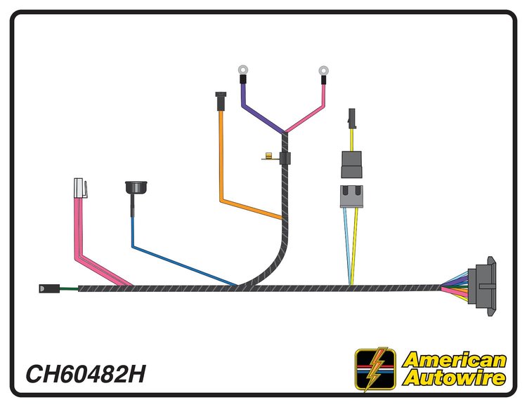 ENGINE HARNESS, V8, speci