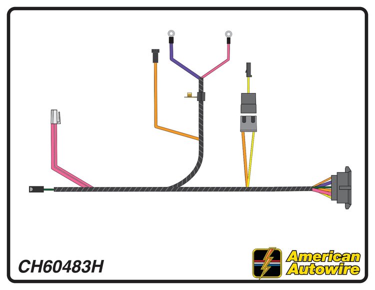 ENGINE HARNESS, V8, speci