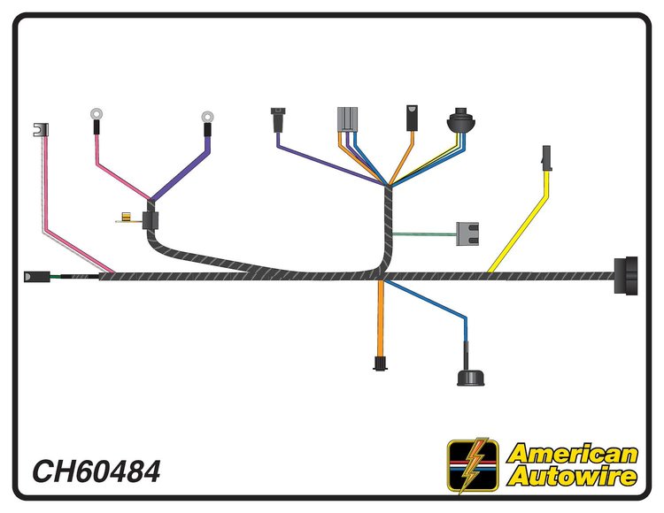 ENGINE HARNESS, V8, speci