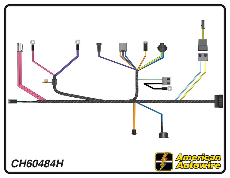 ENGINE HARNESS, V8, speci