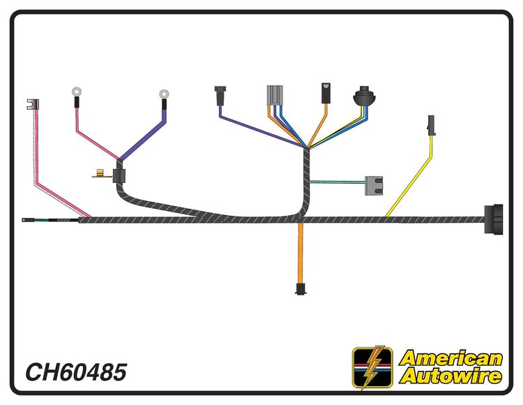 ENGINE HARNESS, V8, speci