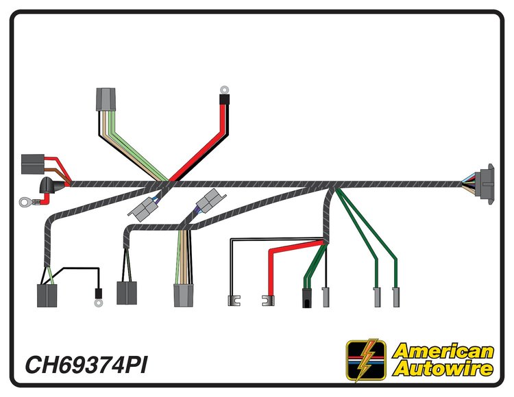 FRONT LIGHT HARNESS, with