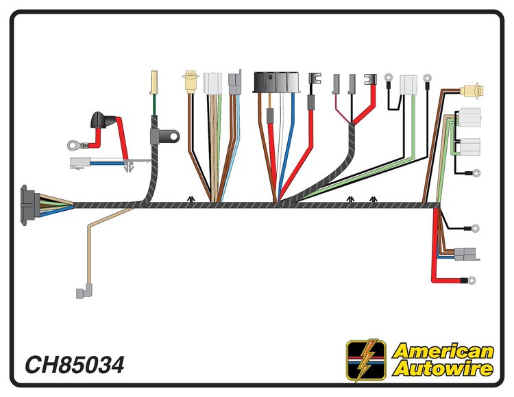 FRONT LIGHT HARNESS, 6 cy
