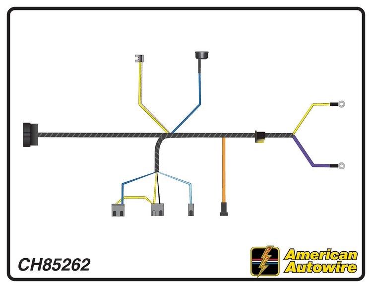 ENGINE HARNESS, V8, 396 c