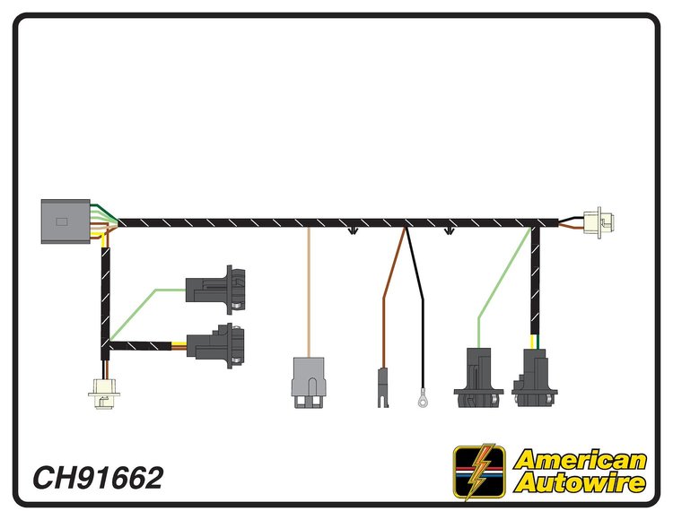 REAR TAIL LIGHT HARNESS 6