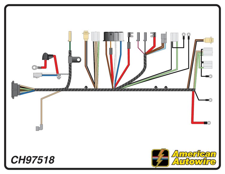 FRONT LIGHT HARNESS, 6 cy