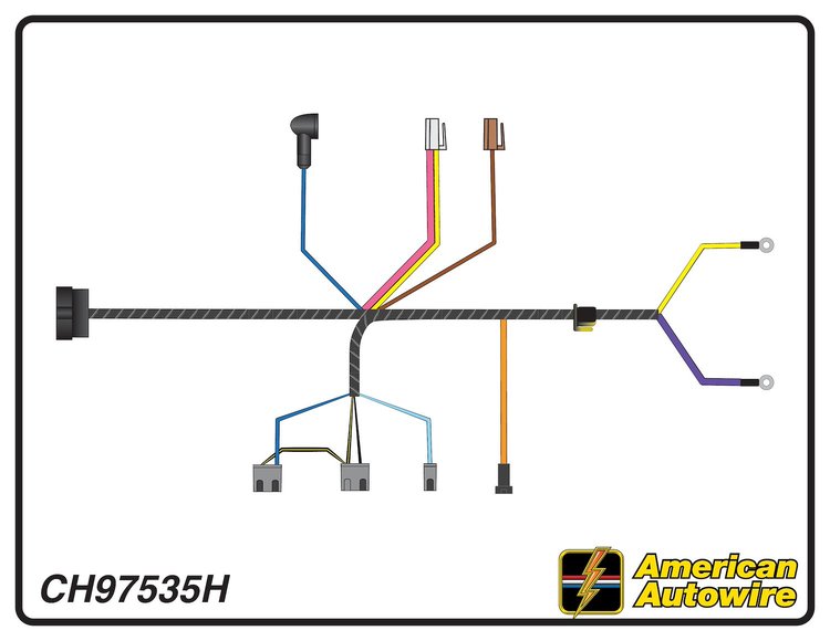 ENGINE HARNESS, V8, 396 c