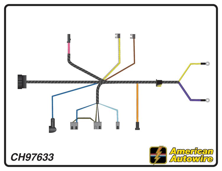 ENGINE HARNESS, V8, with