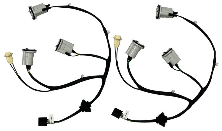 Factory-Fit Rear Body Light Harness with Models without Lamp Monitor only for 1970-1972 Pontiac