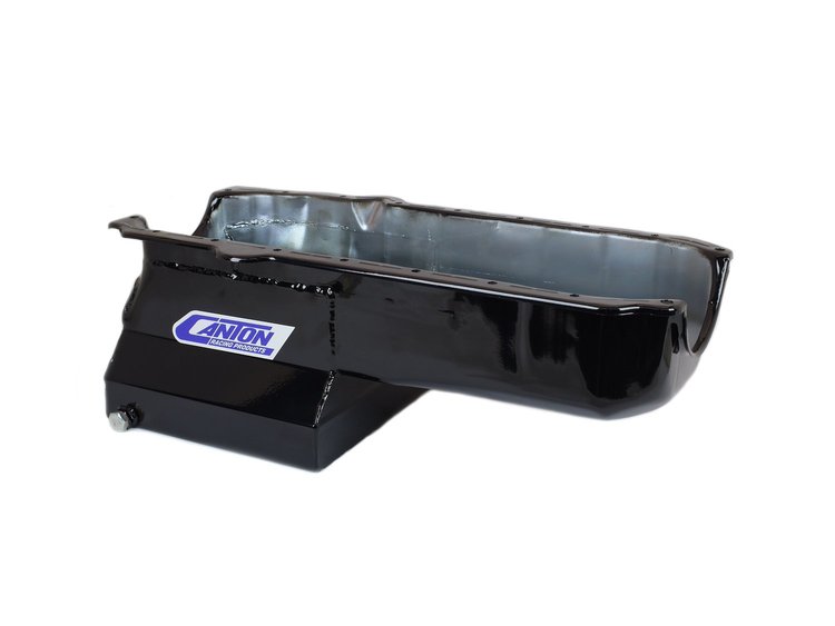 13-120BLK Oil Pan Small Block Chevy Pre-1980 Deep T Sump Drag Race Pan