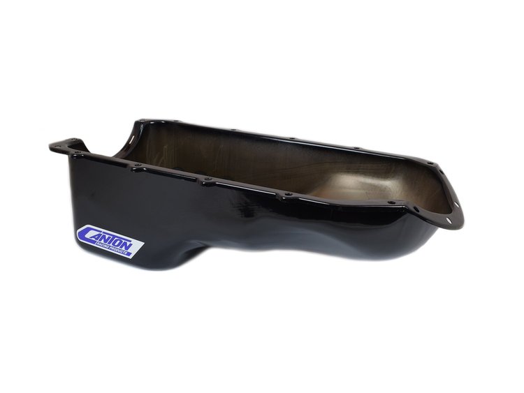 15-389BLK Oil Pan For Pontiac Stock Replacement Unplated