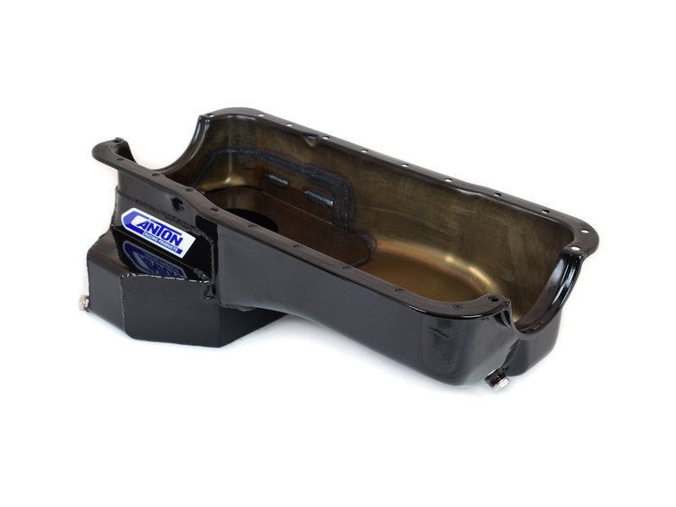 15-640BLK Oil Pan For Ford 289-302 Fox Body Mustang Rear T Sump Street