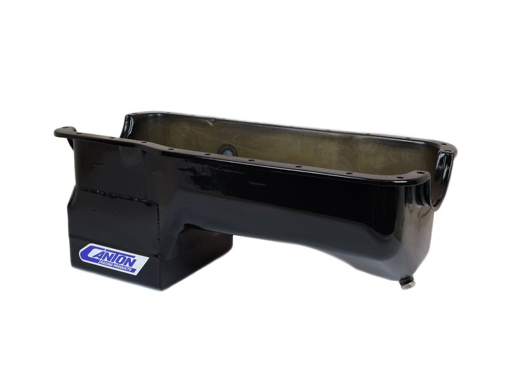 15-670BLK Oil Pan For Ford 351W Fox Body Mustang Deep Rear Sump Pan