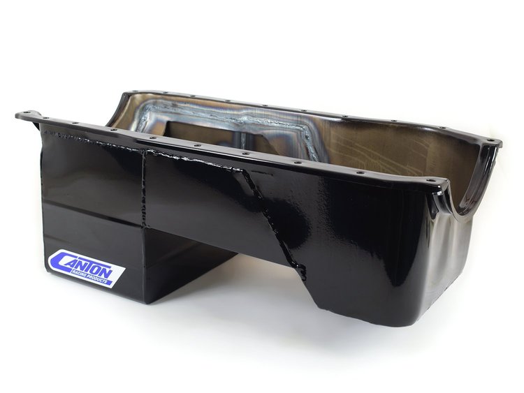 15-720BLK Oil Pan For Ford 351C Rear Sump Fox Body Conversion Street