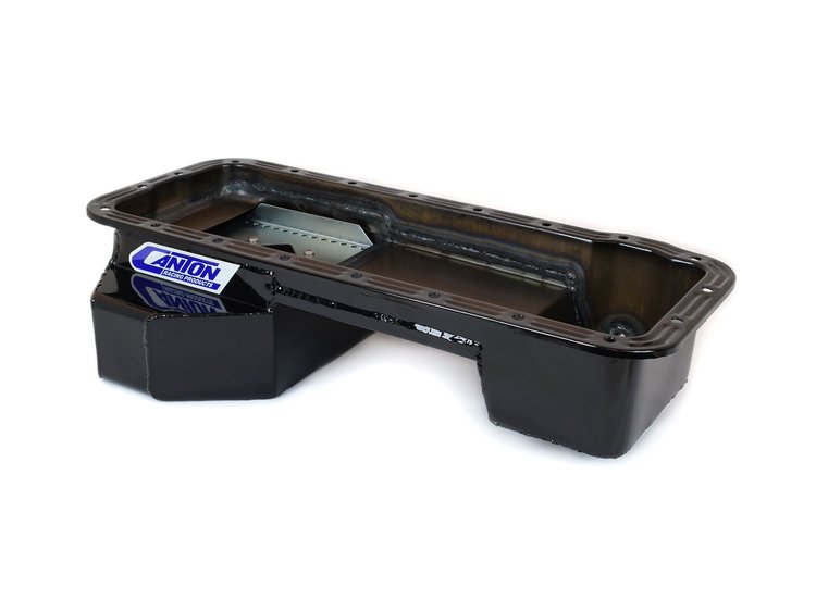 15-874BLK Oil Pan For Ford 332-428 FE Rear T Sump Road Race Pan
