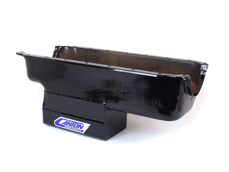 15-900BLK Oil Pan For 318 340 Small Block Mopar Street and Strip Pan