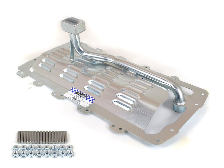 20-937P34 Louvered Windage Tray Oil Pump Pickup Combo for Ford 5.0L Coyote Engines w/Canton Rear T-Sump Oil Pans