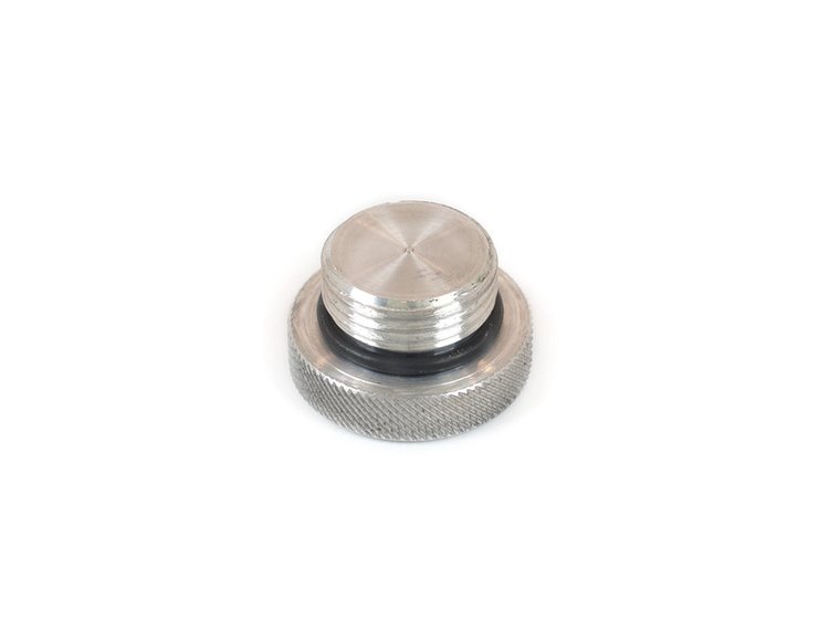 Port Plug - Knurled -12 AN