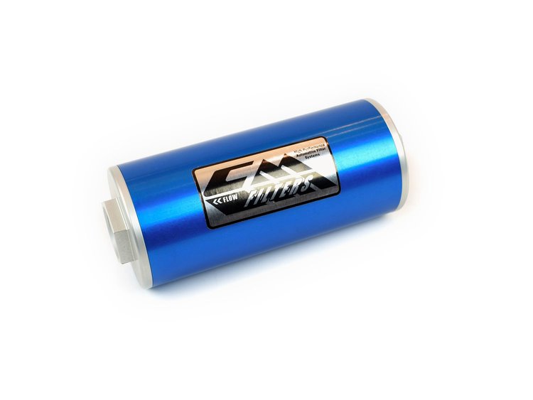 25-116 Inline Oil Filter - CM -45 6" x 2-3/4" Tube, 1-1/16"-12 Ports
