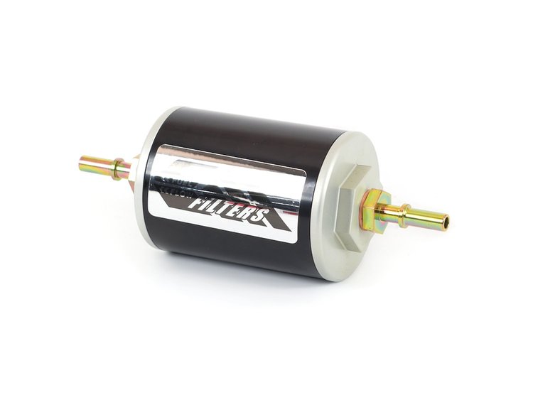Inline EFI Fuel Filter - CM -15 Ford, 4" Tube