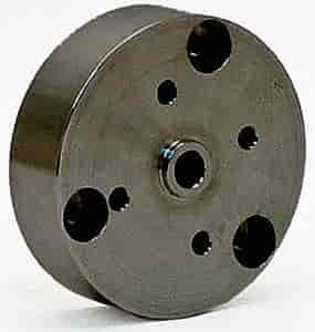 Flat Belt Crank Pulley Mount SB-Chevy Short Water Pump