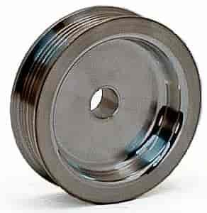 Flat Belt Alternator Pulley 4" Diameter, 6 Rib