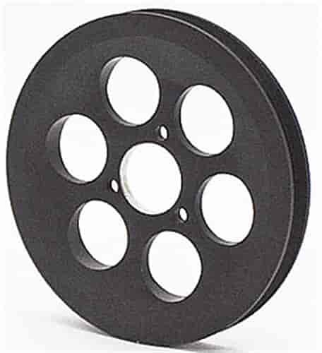 Flat Belt Power Steering Pulley 6" Diameter, 3 Rib