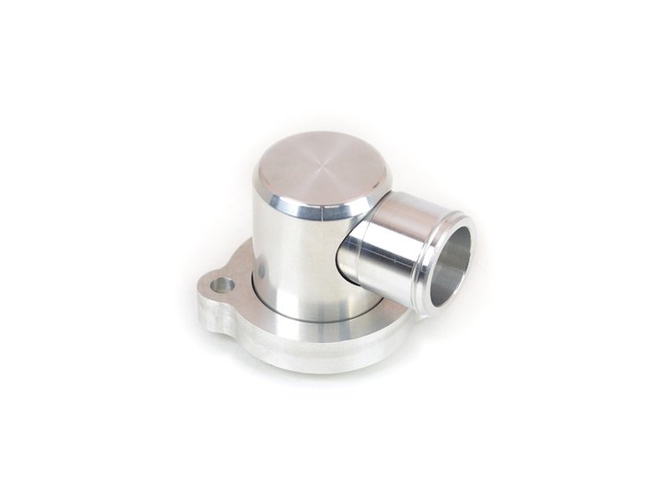 80-059 Billet Aluminum Water Neck Ford 4.6/5.4L 90-Degree Swivel Style