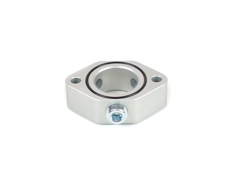 80-116 Water Neck Riser Plate - Racer Clear Anodized Finish
